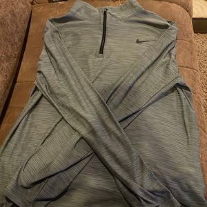 Mens Nike Dri Fit 3/4 zip